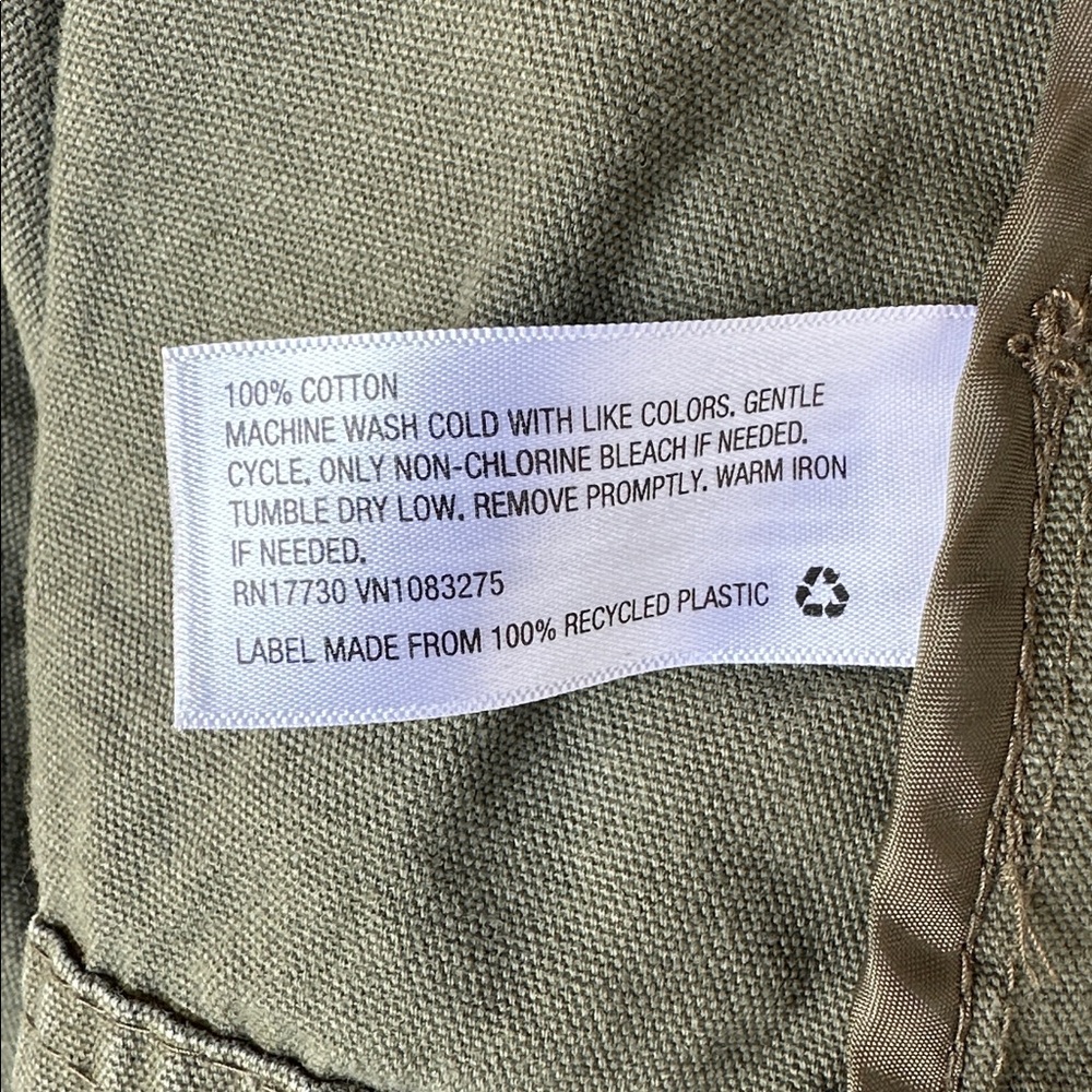 Universal Thread olive green cotton utility field jacket w/hood/pockets. Sz XXL - Picture 10 of 10